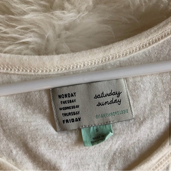 Saturday/Sunday Montana Babydoll Top Long Sleeve S - Picture 7 of 8